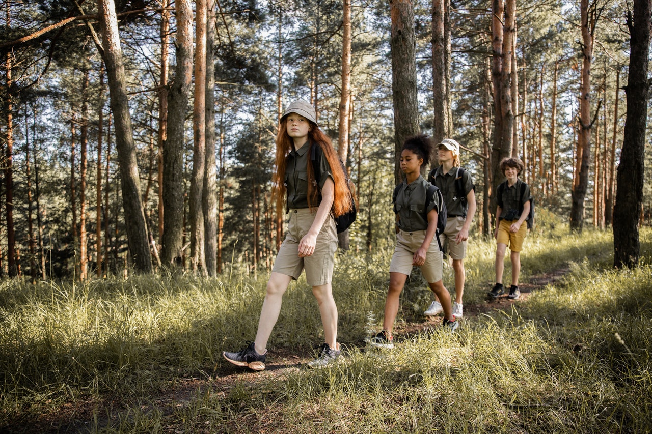 student being active after class 