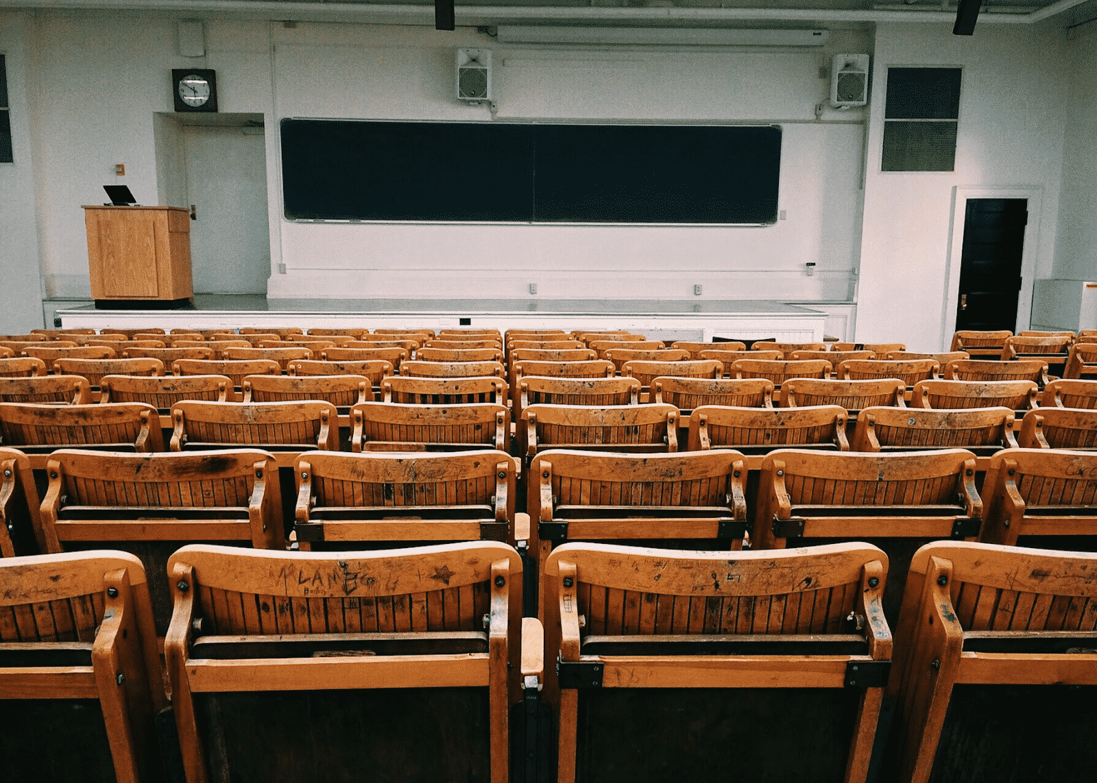 University lecture hall