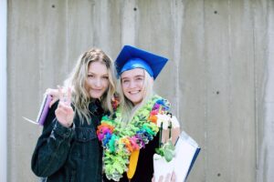 student graduating from high school